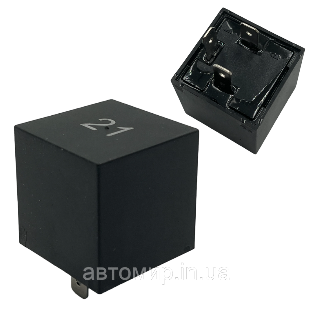 Автомобільне реле повороту на 3 контакти 12-24V, фото 1
