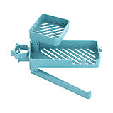 Полиця для ванної кімнати та кухні 3в1 Shower Rack подвійна тримач на кран універсальний, фото 2