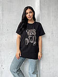 Молодіжна жіноча футболка з оригінальним принтом батал новинка 2024, фото 3