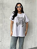 Молодіжна жіноча футболка з оригінальним принтом батал новинка 2024, фото 2