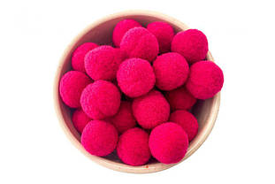 Помпони NEW 2см темно-малинові