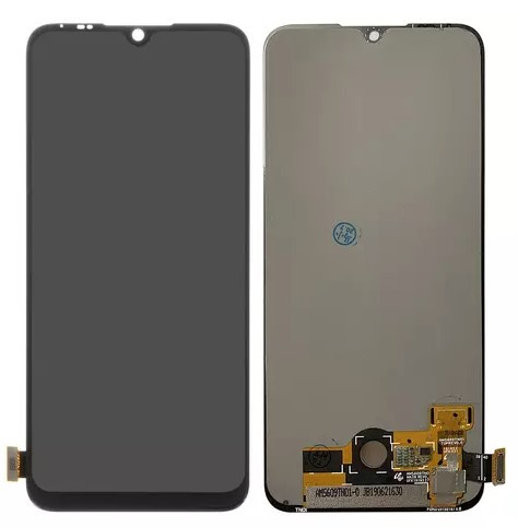 Дисплей для Xiaomi Mi A3, Mi CC9e, чорний, без рамки, Оригінал (переклеєне скло)
