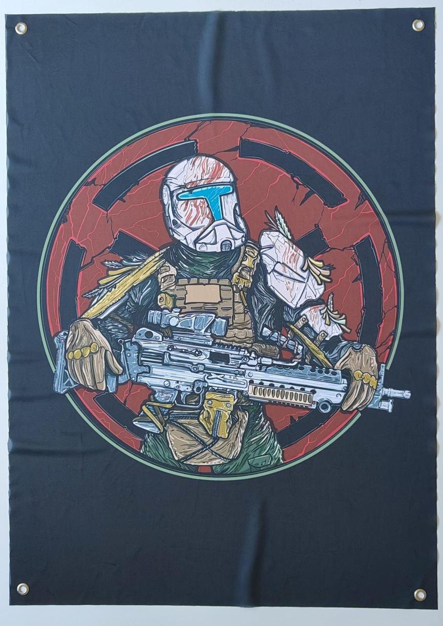 Прапор-балер star wars 900х600 мм на люверсах