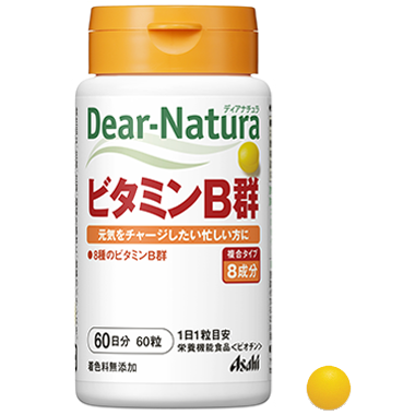 Asahi Dear Natura вітаміни групи B із пивних дріжджів, 60 таблеток на 60 днів. До 11/2026, фото 1