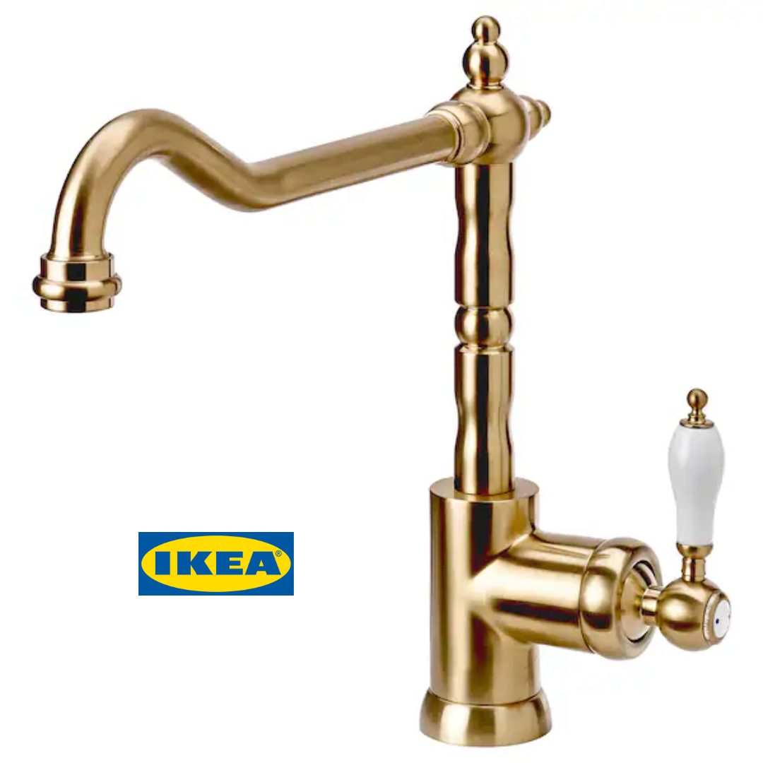Змішувач для кухні IKEA GLITTRAN 10468511 Золотий
