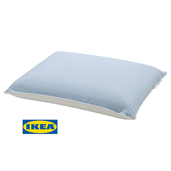 Подушка ергономічна IKEA KVARNVEN (ІКЕА КВАРНВЕН). 705.073.50. Блакитна
