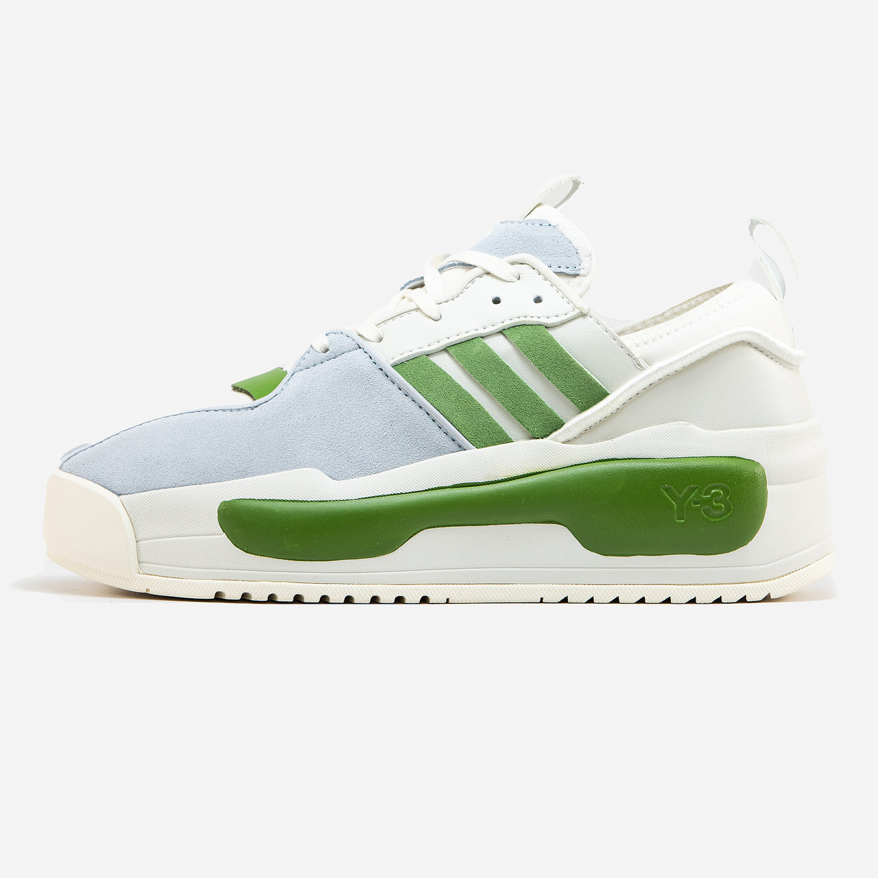 Кросівки Adidas Y-3 Rivalry Cream Green / Адідас І-3 Райвелрі Кремові із Зеленим