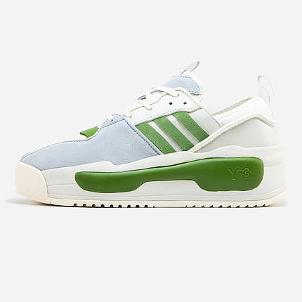 Кросівки Adidas Y-3 Rivalry Cream Green / Адідас І-3 Райвелрі Кремові із Зеленим, фото 1