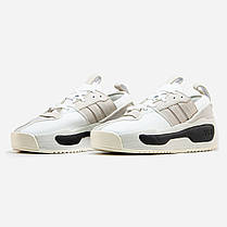 Чоловічі Кросівки Adidas Y-3 Rivalry White Beige / Адідас І-3 Райвелрі Білі з Бежевим, фото 4