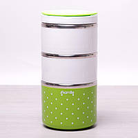 Ланч бокс Kamille Синій 1480 мл для обідів KM-2104