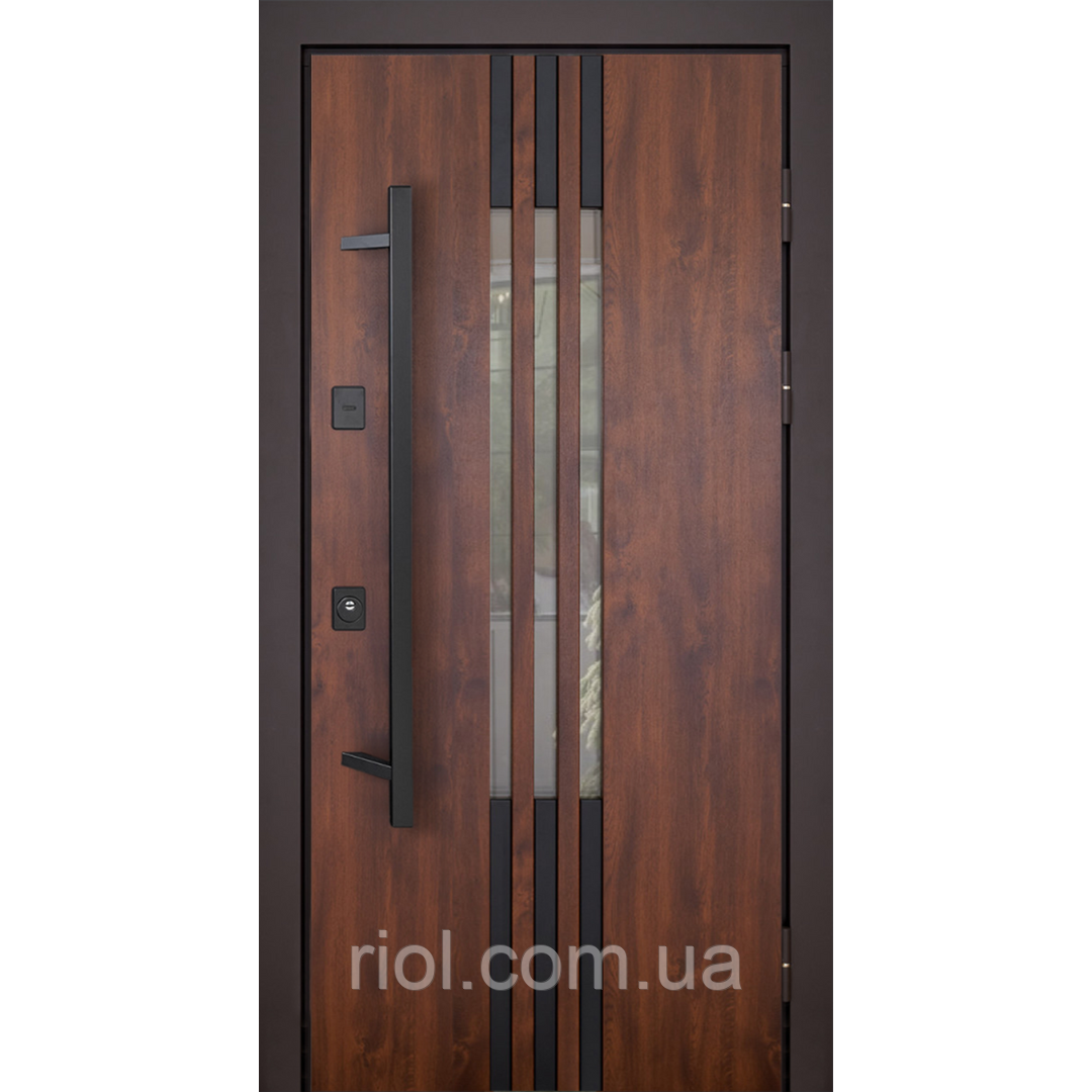 Вхідні двері з терморозривом Revolution Дуб Гарантія 7 років, фото 1