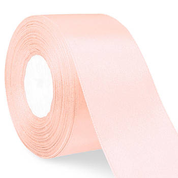 Стрічка атласна №07 персикова (5 см х 36 ярдів)