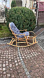 Крісло гойдалка плетена «Бук-1с подушкою», фото 3