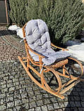 Крісло гойдалка плетена «Бук-1с подушкою», фото 4