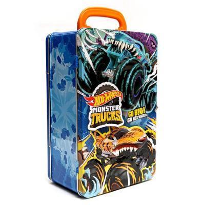 Металевий контейнер для зберігання машинок серії "Monster Trucks" Hot Wheels