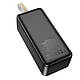 Портативна батарея Повербанк Power Bank Hoco J111C, 40000 mAh, Зовнішній Портативний акумулятор, Чорний, фото 3