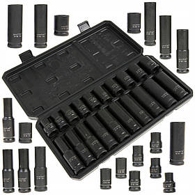 Набір ударних головок 1/2" (10-19 мм) CR-MO 20 од. V08117