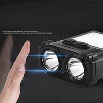Ліхтар налобний SH-T808-2XPE+20SMD(white+red) Motion Sensor Li-Ion акумулятор. ЗУ Type-C Box, фото 4