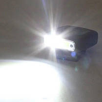 Ліхтар налобний W6129-XPE+COB+8RGB Motion Sensor Li-Ion акумулятор. індикація заряду кліпсу ЗУ Type-C чохол, фото 5
