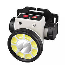 Ліхтар налобний PLD-LY004-XPE+COB Motion Sensor Li-Ion акумулятор індикація заряду магніт ЗУ Type-C Box, фото 6