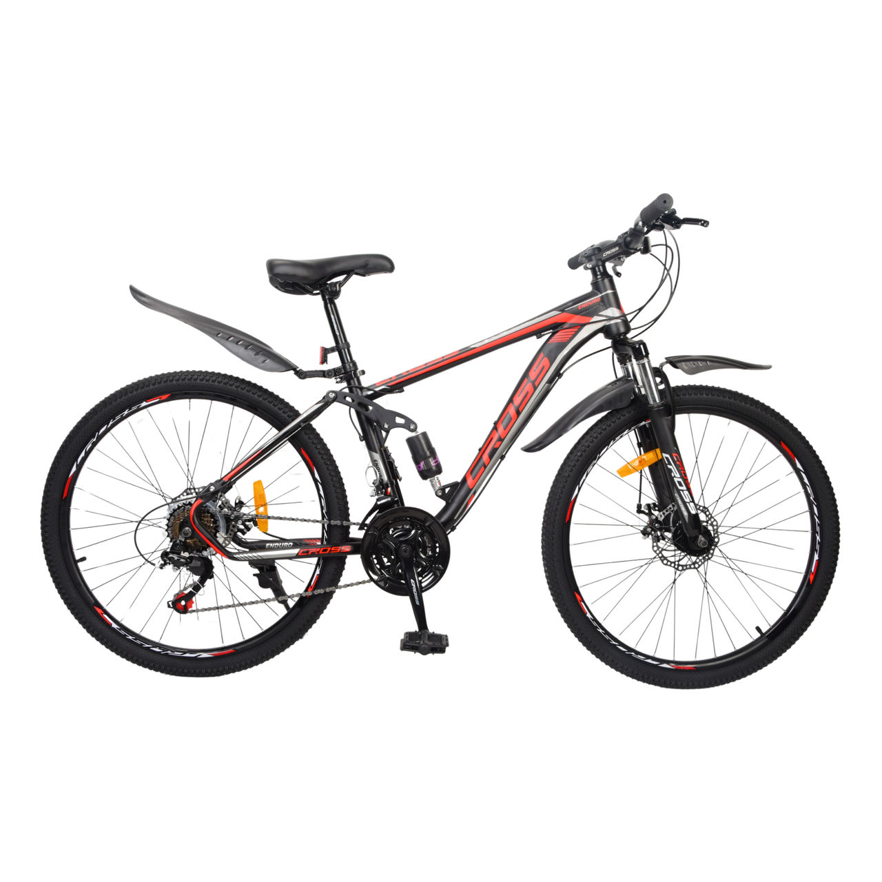 Велосипед 26" Enduro 2022 Рама 15" black-red