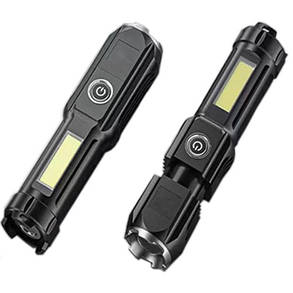 Ліхтар 81022-XPE+COB Li-Ion акумулятор zoom ЗУ Type-C, фото 4