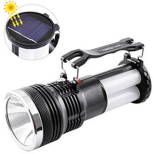 Ліхтар переносний Luxury 2881 T 1W+16SMD сонячна батарея вбудований акумулятор ЗУ 220V, фото 1