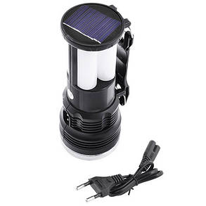 Ліхтар переносний Luxury 2881 T 1W+16SMD сонячна батарея вбудований акумулятор ЗУ 220V, фото 3