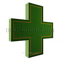 Світлодіодний аптечний хрест 900х900 односторонній. Серія "Standart Plus"