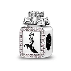 Срібний шарм-підвеска в стилі Pandora Beauty Charms 925 проба срібляста бусина на браслет Пандора
