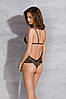 Боді еротичне жіноче Passion AMBERLY BODY black L/XL, фото 6