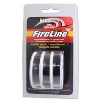 Нитка-волосінь FIRELINE набір из 3-х котушек 4, 6, 8 LB, чорна