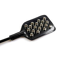 Стек з металевими гвинтами Art of Sex - Biotrix, екокожа, чорного кольору, фото 4