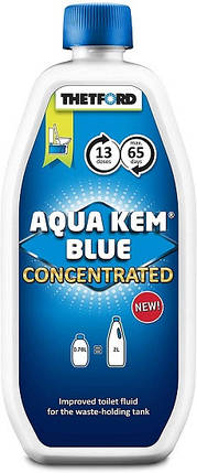 Концентрат для біотуалету Thetford Aqua Kem Blue 0.78л Хімія для біотуалета Аксесуари для біотуалетів, фото 1