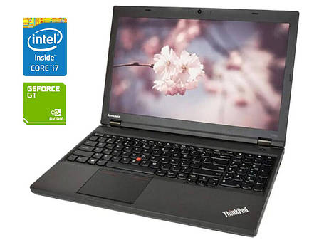 Ноутбук Б-клас Lenovo ThinkPad T540p/ 15.6" 1920x1080/ i7-4700QM/ 8GB RAM/ 240GB SSD/ GT 730M 1GB, фото 1