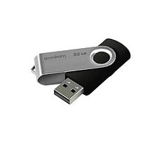 Флешка USB GOODRAM Twister 32 ГБ (UTS2-0320K0R11) чорна/срібляста, фото 4