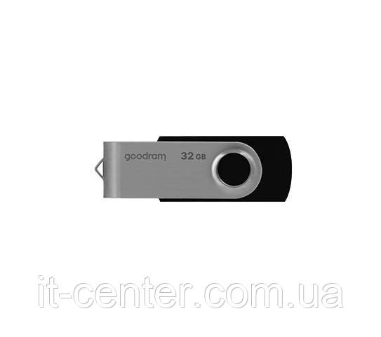 Флешка USB GOODRAM Twister 32 ГБ (UTS2-0320K0R11) чорна/срібляста
