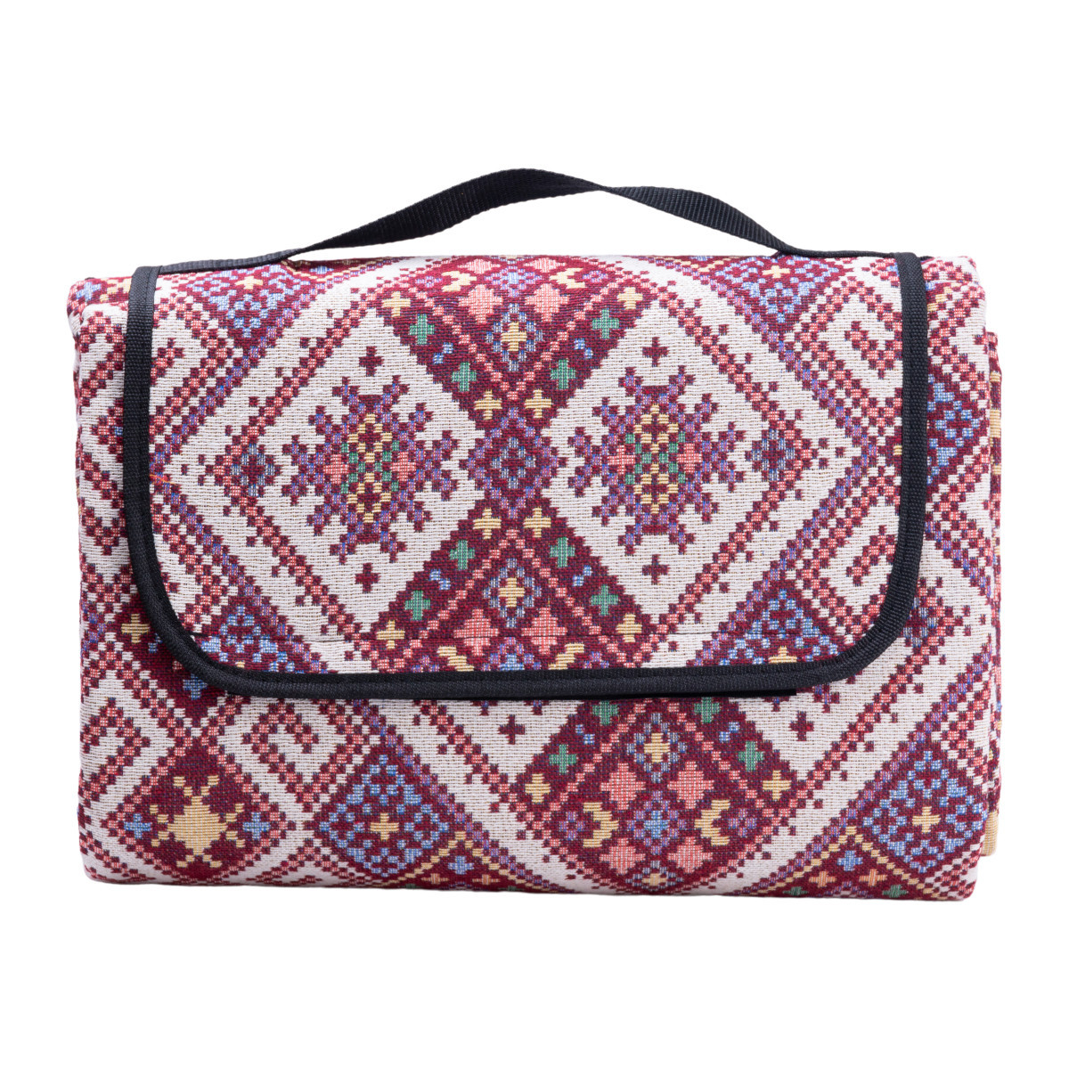 Килимок для пікніка жакардовий, червоний LU012R, фото 1