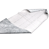 Самоклейна ПВХ плівка на меблі з малюнком Мармур рулон, 300х60 см сіра, фото 3