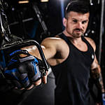 Рукавички для фітнесу RDX F6 Sumblimation Blue S, фото 9