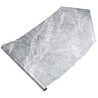 Самоклейна ПВХ плівка на меблі з малюнком Мармур рулон, 300х60 см сіра