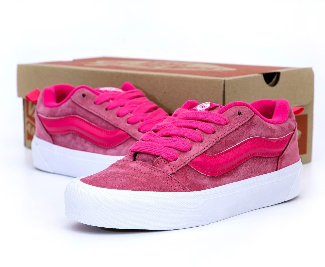 Рожеві жіночі Кеди Vans Old Skool KNU