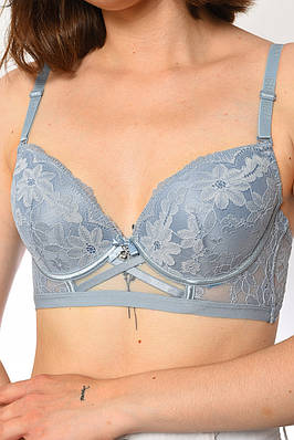 Бюстгальтер жіночий блакитного кольору чашка С 181838T Безкоштовна доставка