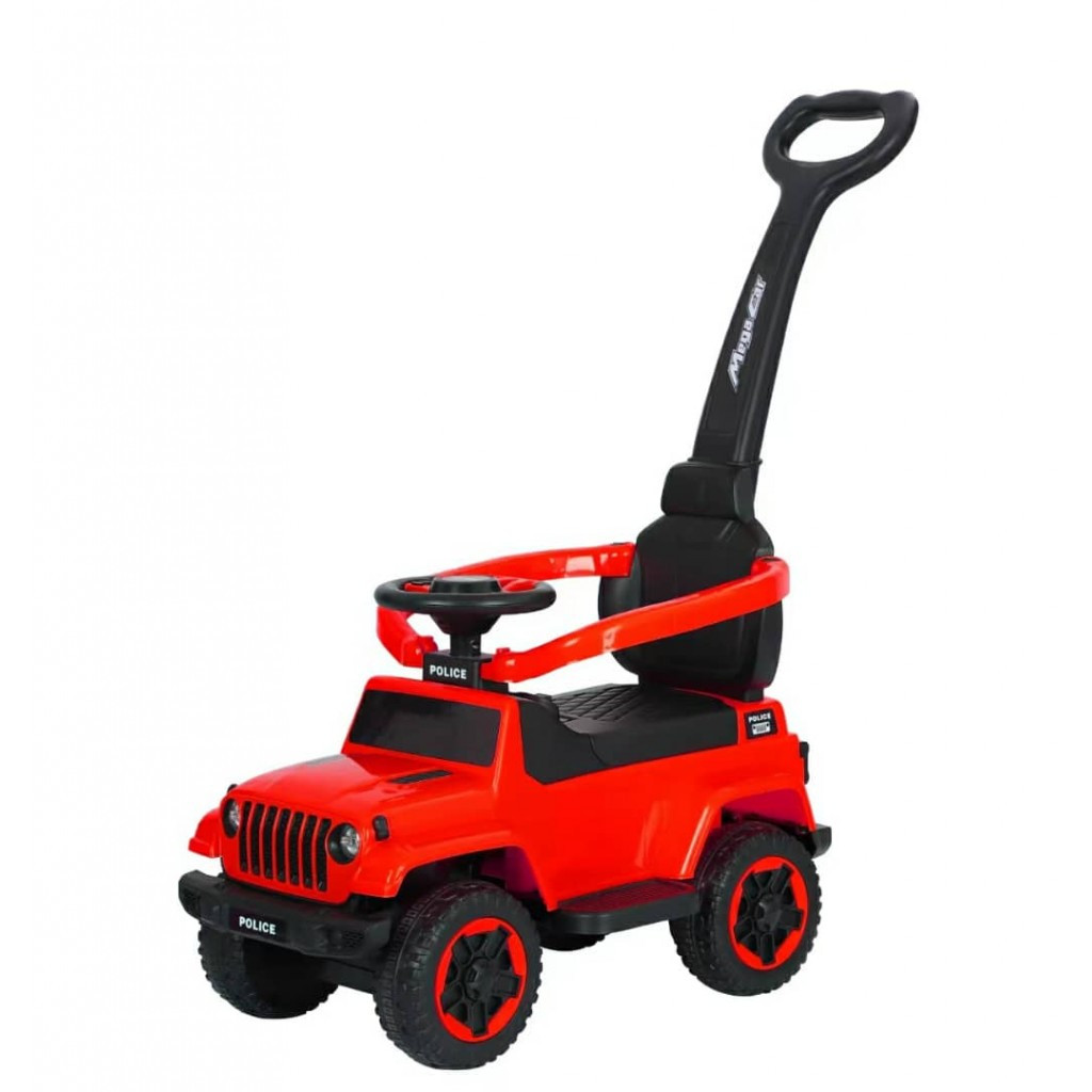 Дитячий толокар Spoko SP-219 2в1 з батьківською ручкою червоний, фото 1