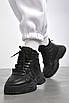 Кросівки жіночі на хутрі чорного кольору 182616T Безкоштовна доставка, фото 2