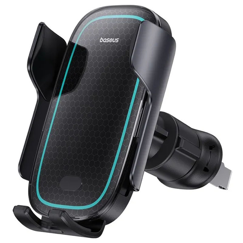 Автотримач з БЗП Baseus Milky Way Pro Wireless Charging Electric Car Mount 15W (C40357000111-0) Cluster Black, фото 1