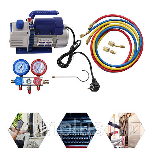 CNCEST вакуумный насос 180 Вт 3CFM вакуумный насос компрессор насос ...