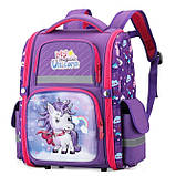 Шкільний рюкзак для дівчинки 1 класу ортопедичний каркасний, фото 2