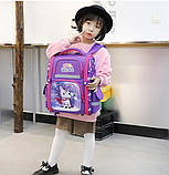 Шкільний рюкзак для дівчинки 1 класу ортопедичний каркасний, фото 3