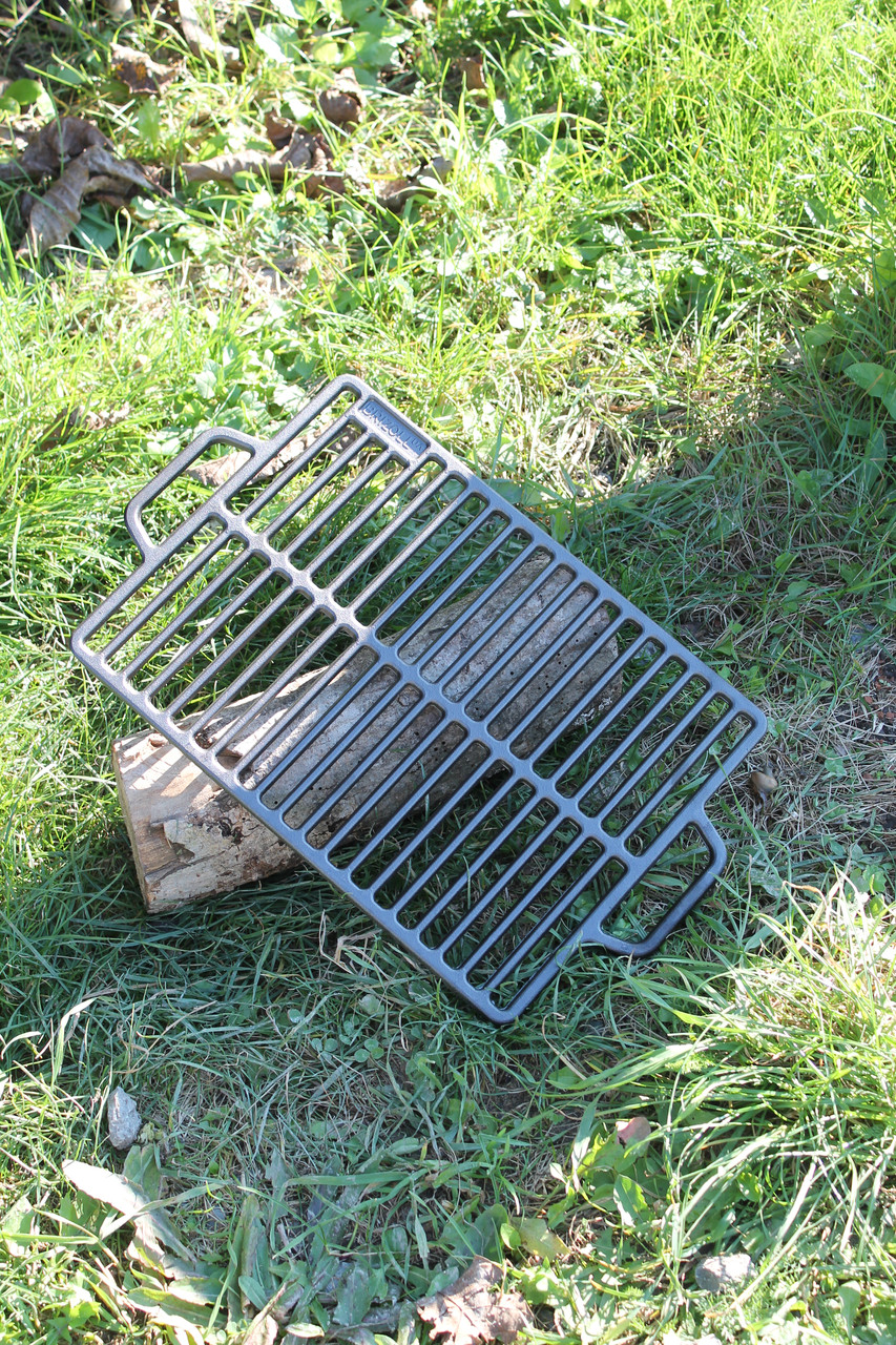 Решітка гриль двостороння, чавунна, 35.5х25.5, фото 1